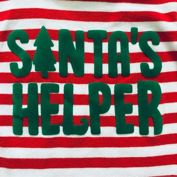 Carters Little Kid Santa's Helper Christmas PJs Snug Fit Pajamas 3-Piece Size 6y - Picture 7 of 11